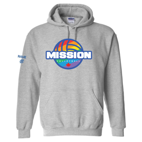 Gildan Unisex Pride Crest Printed Hoodie Thumbnail