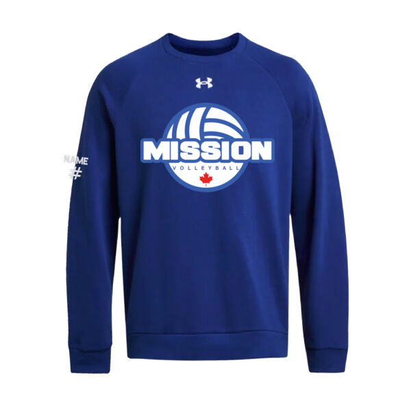UA Unisex Crest Printed Crewneck Thumbnail